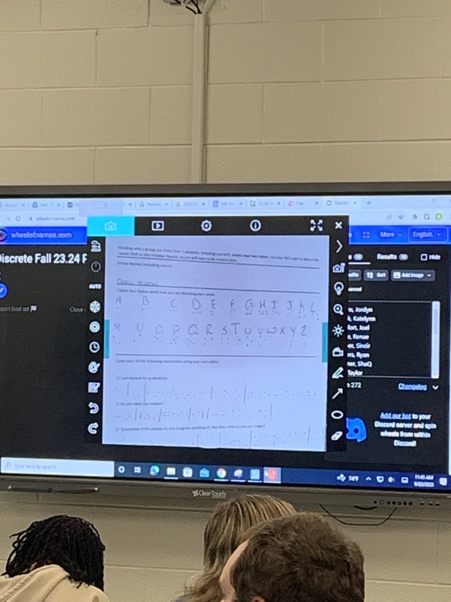 Aiken Public Schools HS Math (@aiken_hs) on Twitter photo Creating and sharing cyphers in Discrete Math. <a href="/AikenPublicSch/">AikenCoPublicSchools</a> <a href="/NorthAugustaHS/">North Augusta HS</a> <a href="/MathBaller1080/">Mr.Ball III</a> #CSTatwork #acpsdmath Creating and sharing cyphers in Discrete Math. <a href="/AikenPublicSch/">AikenCoPublicSchools</a> <a href="/NorthAugustaHS/">North Augusta HS</a> <a href="/MathBaller1080/">Mr.Ball III</a> #CSTatwork #acpsdmath