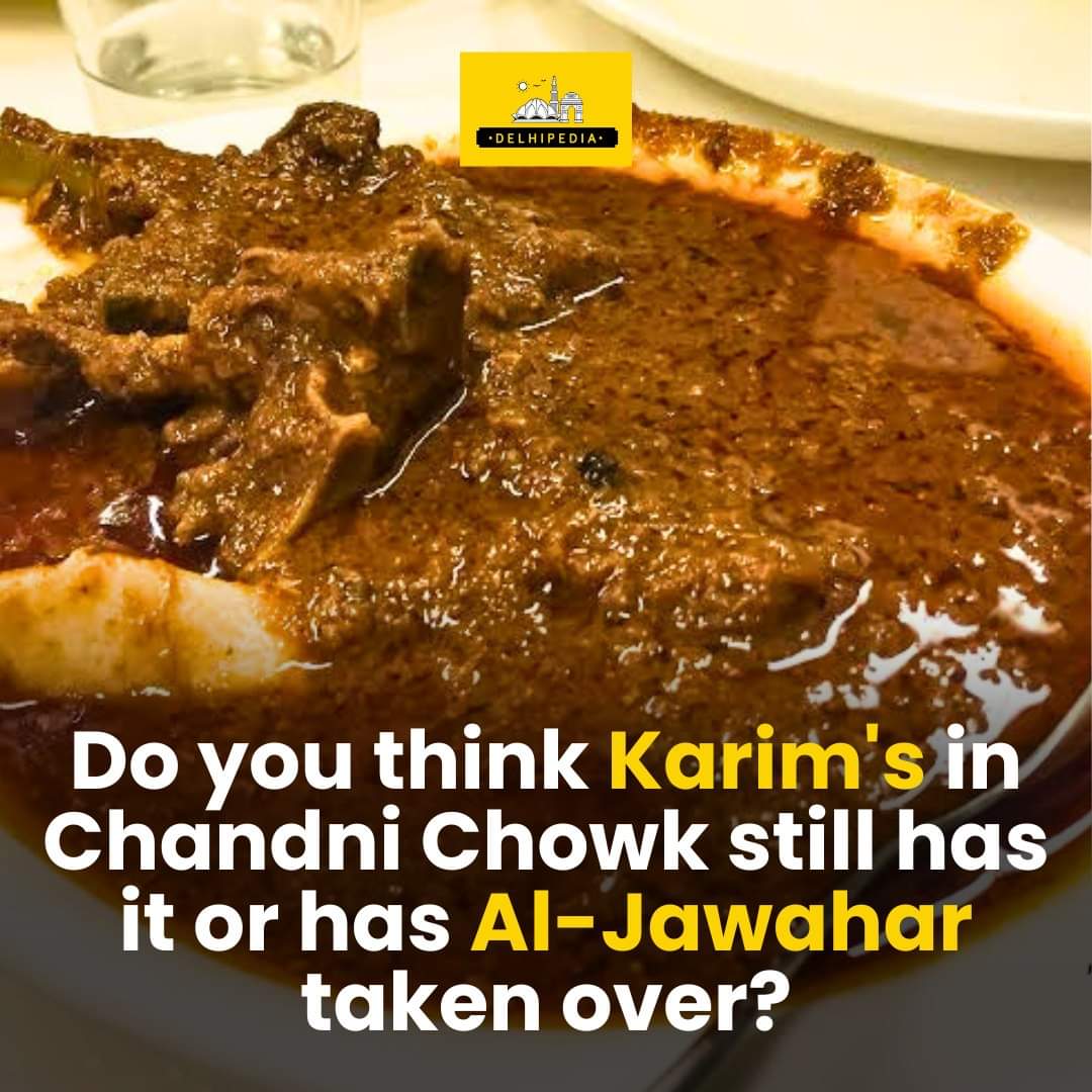 ⚡Karim's OR Al-Jawahar⚡ What's your pick???😋
.
.
#delhi #delhifood #delhifoodie #delhifoodie #delhifoodies #karims #aljawahar #jamamasjid #olddelhifood #delhi6
