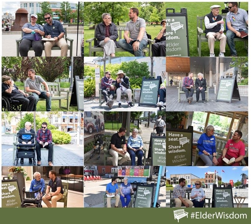 On International Day of Older Persons I'm thanking each and every senior who has shared their stories on and off the #ElderWisdom green bench with me and our communities. Grateful for your knowledge, wisdom and lived experiences shared. #ageism #IDOP2023 #UNIDOP