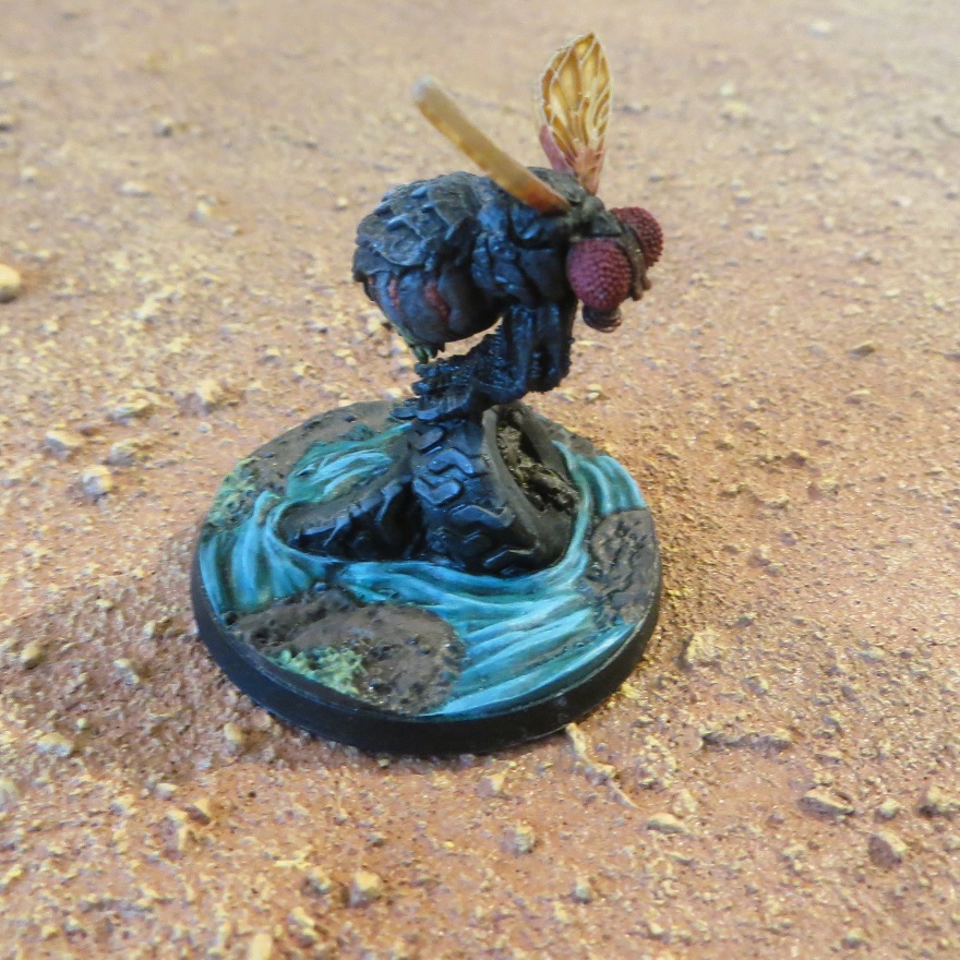 KimmoPonkala's tweet photo. Nasty fat fly from Fallout Wasteland Warfare. #fallout #tabletopgames #falloutwastelandwarfare #modiphius #miniaturepainting #fallout3 #fallout4 #wargames https://t.co/HovjCAdu90
