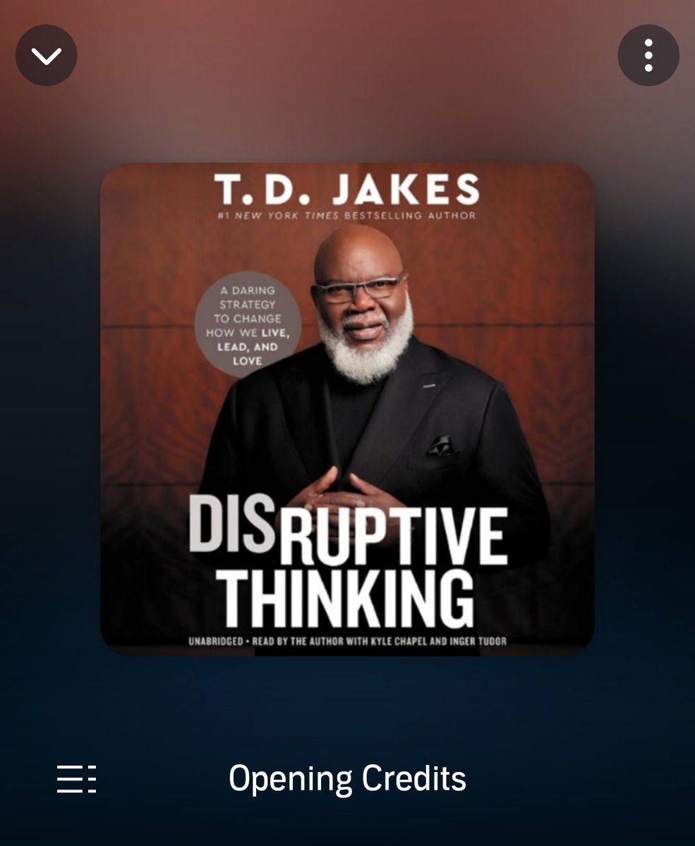 Today's listen!

@BishopJakes #DisruptiveThinking
