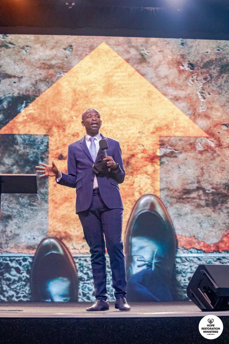 HopeRestoration's tweet photo. If you desire a new level, you have to eat at the new level. In this sermon, Ps Mtetwa illustrated the value of stepping forward toward your breakthrough by responding to His call to step into His zone. - #HRMRebolution2023 3/3 https://t.co/zazkz9j7m9
