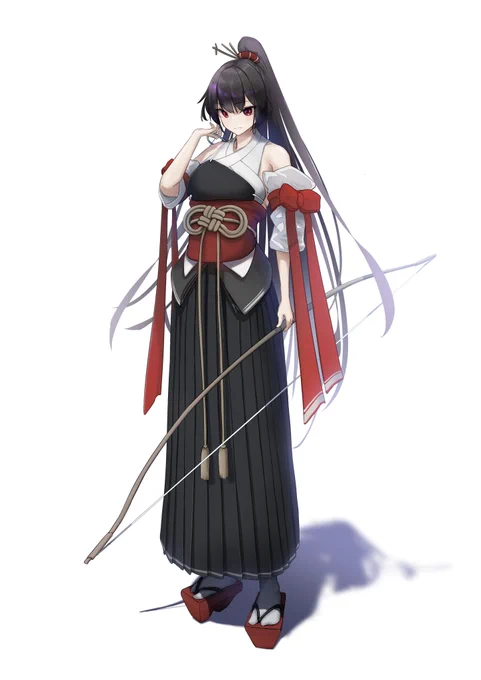 弓道士  #キャラクターイラスト  #和服
