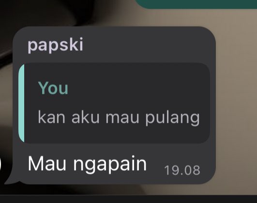 ini lucu sih bokap gue, mau pulang kok ditanya ngapain😔😔😔😔😔😔😔😔