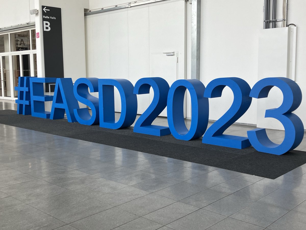 Excited for #EASD2023! 
Look at our new #eposter stations which are now being built up.
Can't wait to see the whole place crowded and in action!