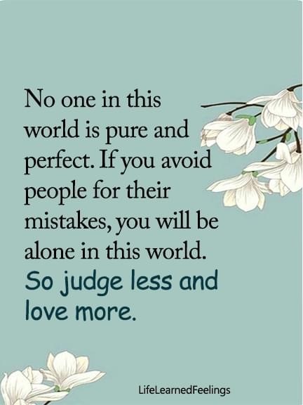 PHealthySchools's tweet image. This week, let&apos;s all try to judge others less, and just love everyone more.  We all make mistakes--let&apos;s give ourselevs the grace to fix our own mistakes.  #ProjectHealthySchools  #JudgeLess