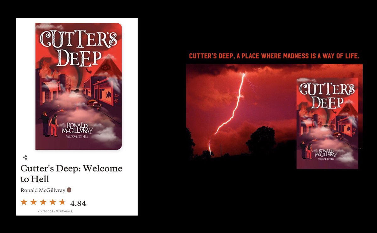 RonMcGillvray's tweet photo. Today’s the day. ”Cutter’s Deep” is this month’s group read over at Nightmares and Dreamscapes on Goodreads. If you haven’t read it yet, why not join in on the fun. Here’s the link. Hope to see you there.😀
https://t.co/uChQyvCVuT
A link to my book:
https://t.co/4RCU71TV5D https://t.co/tPMHM3KfOX