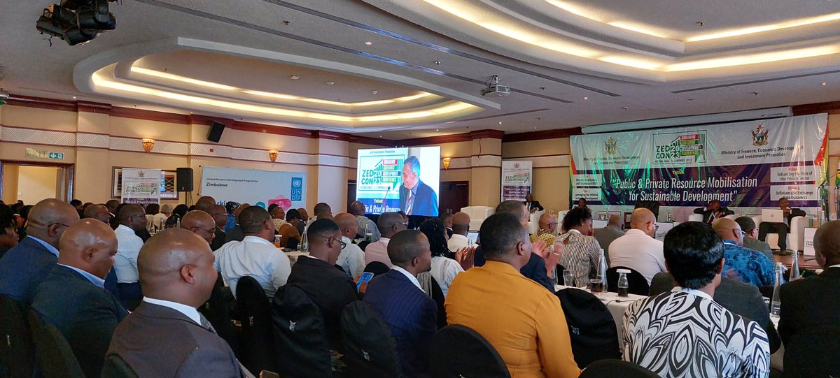 ethel_zim's tweet image. Advancement of the 🇿🇼 economy requires a deep dive into pressing issues such as inflation, informality, #PrivateSectorDevelopment &amp;amp; #Financing4development 

@UNDPZimbabwe proudly supporting 🇿🇼's premier Economic Dvpt Conference in support of NDS1 &amp;amp; #SDGs with @FinanceZim  &amp;amp; 🇿🇼Gov