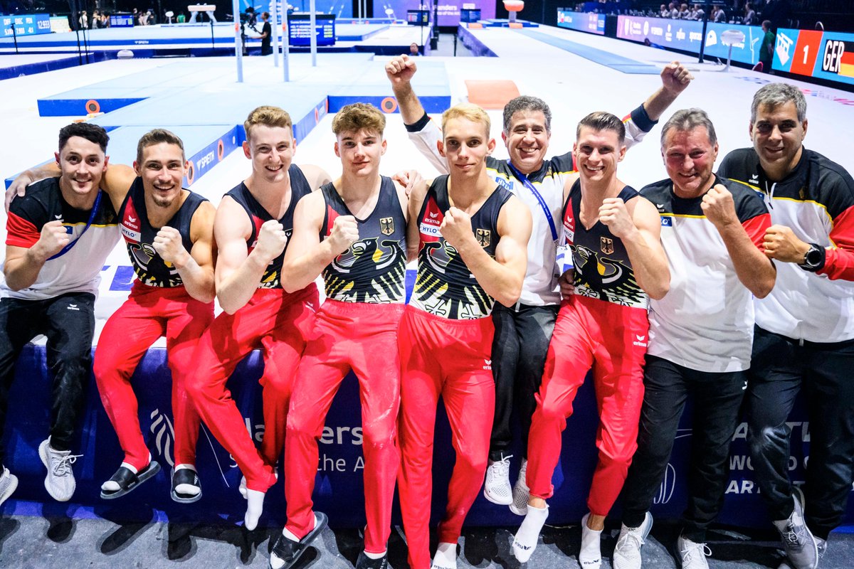 #Olympics in Paris geschafft: Die DTB-Männer turnen bei der WM auf einen grandiosen 5. Quali-Platz und haben das ersehnte Teamticket für die Spiele in Paris in der Tasche! 👏👏
<a href="/TeamD/">Team Deutschland</a> <a href="/gymnastics/">World Gymnastics</a> #turnteam
dtb.de/weitere-nachri…