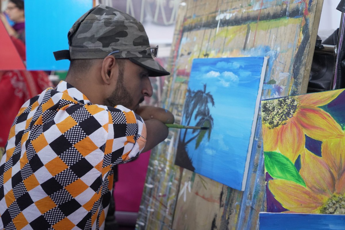social_punjab's tweet photo. A true embodiment of ability and talent... Talented PWD of Social Welfare Department...
#SanatzarPavilion #Wexnet2023 @GovtofPunjabPK @CS_Punjab @tdapwexnet @official_tdap @CentresExpo https://t.co/rZgvhELCHC