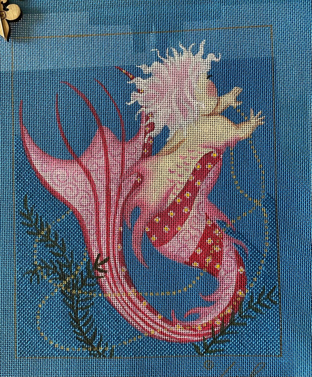 blisterstitcher's tweet photo. I've been working on these two Water Babies lately. They were sent to me by one of my regular customers. These canvases were painted by Leigh.
If you have a stash of canvases that you need help stitching, let me know.
#needlepoint #stitchingservice https://t.co/KD7eH5zhQ0