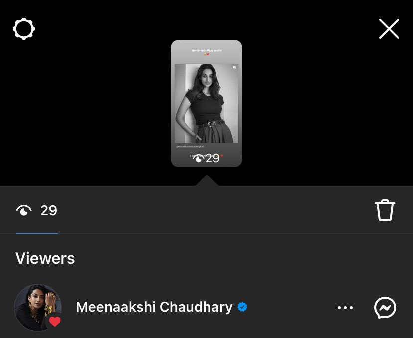 #MeenaakshiChaudhary Likes My Story, Related to #Thalapathy68 🫶❤️