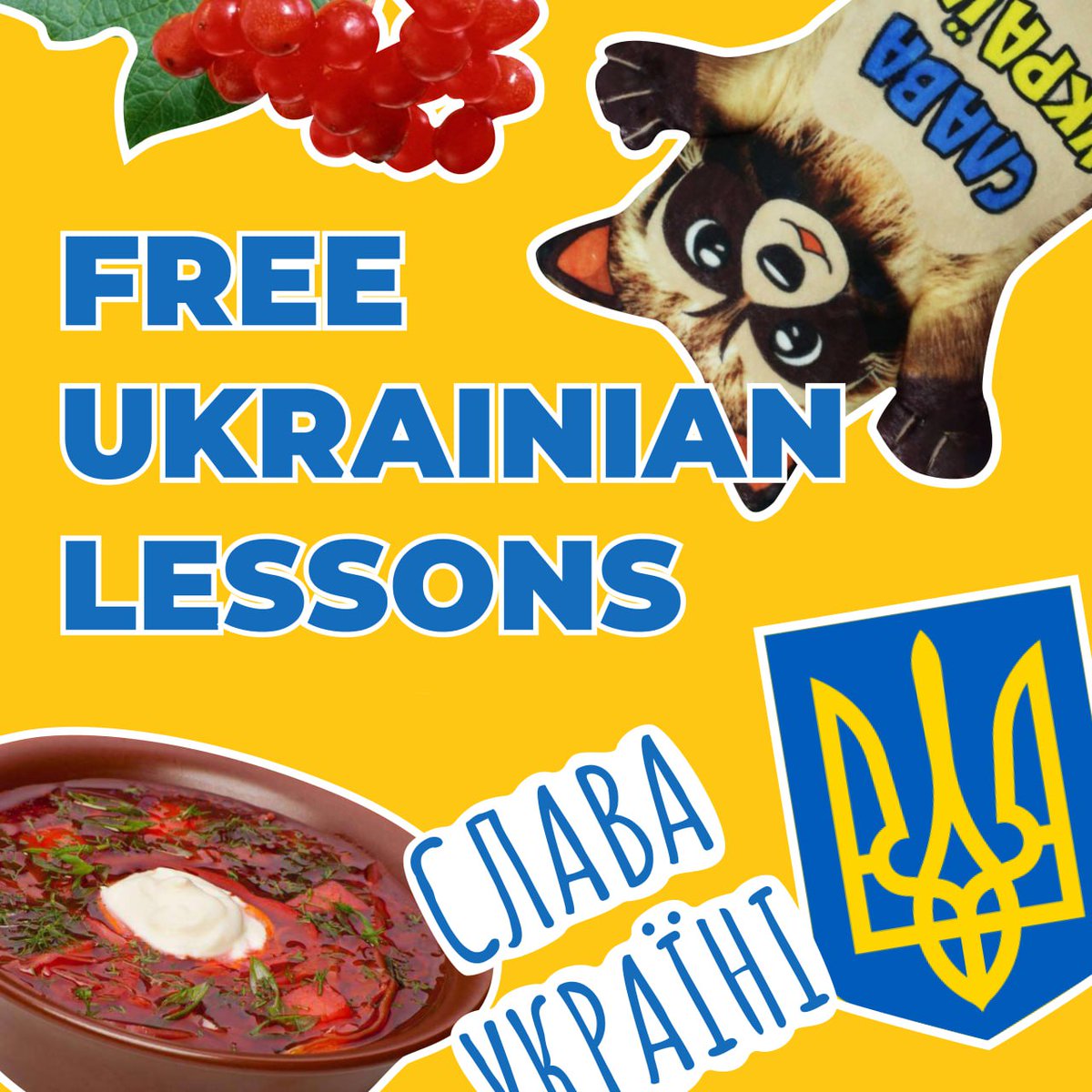 TutorLarissaUA's tweet photo. If you are feeling excited about Ukraine and Ukrainian language, our website https://t.co/TiJByCv59v is the right place to be.
Designed to become the best online destination for Ukrainian studies, it offers
free Ukrainian lessons with audio recordings,
cultural content,⬇️ https://t.co/emQL64squ3