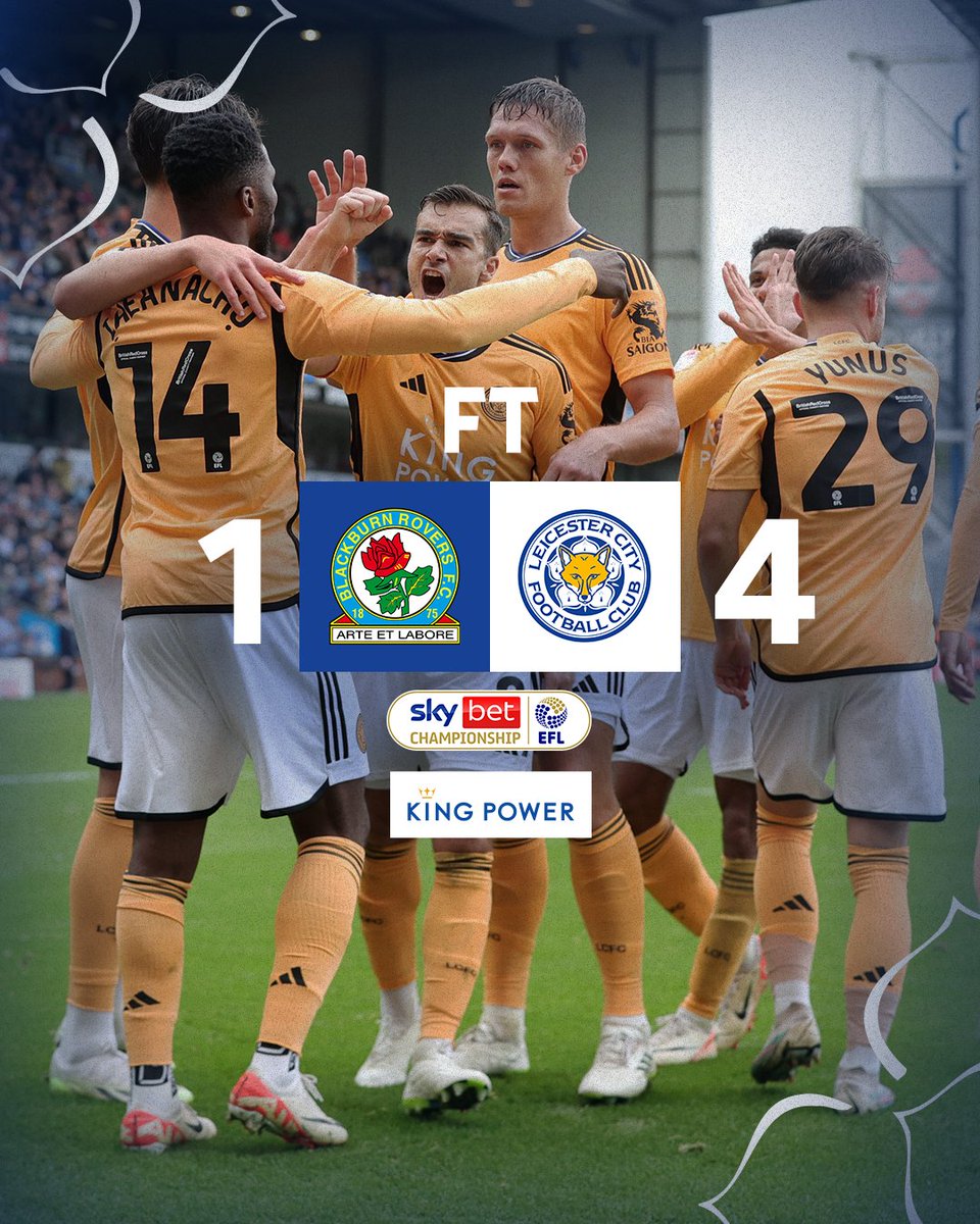 LCFC's tweet photo. 3️⃣ more points secured on the road! 💪

Delivered by @KingPowerhq https://t.co/awx5trX4N3