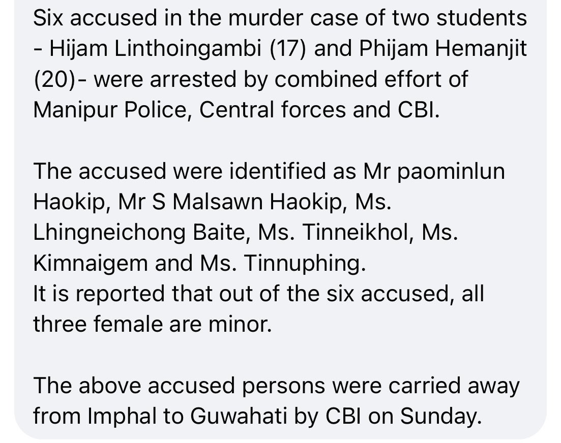 ApunbaKhunai's tweet photo. #Justice4LinthoiAndHemanjit #KukiWarCrimes #SaveMeiteiSaveManipur #KukiChinTerrorists https://t.co/PbATl6A9S8