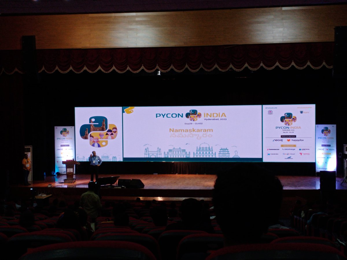 Yasiruddin23's tweet image. At @pyconindia , we had an engaging keynote speaker session by Shailesh Kumar, Chief Data Scientist-Jio. It's been a great session with insights on how the data science is moving ahead and likewise people's roles.
#PyConIndia #PythonForAll #PyConIndia2023