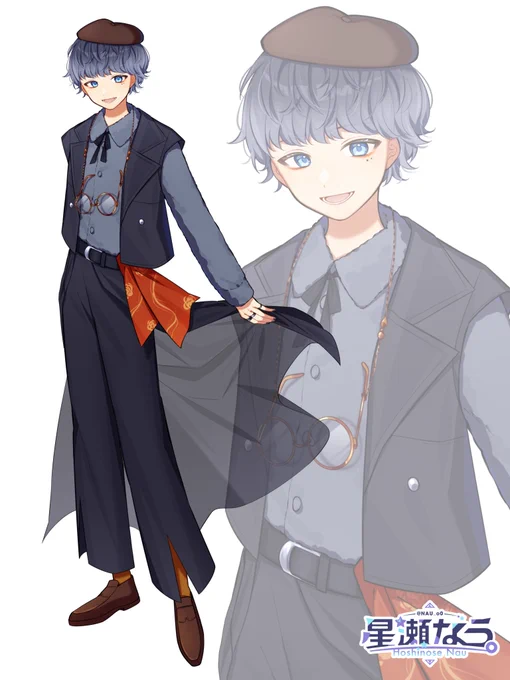 ◆WORK◆ SAMLIVE所属 灰為炉煙様/新衣装  イラスト制作させていただきました!! よろしくお願いします