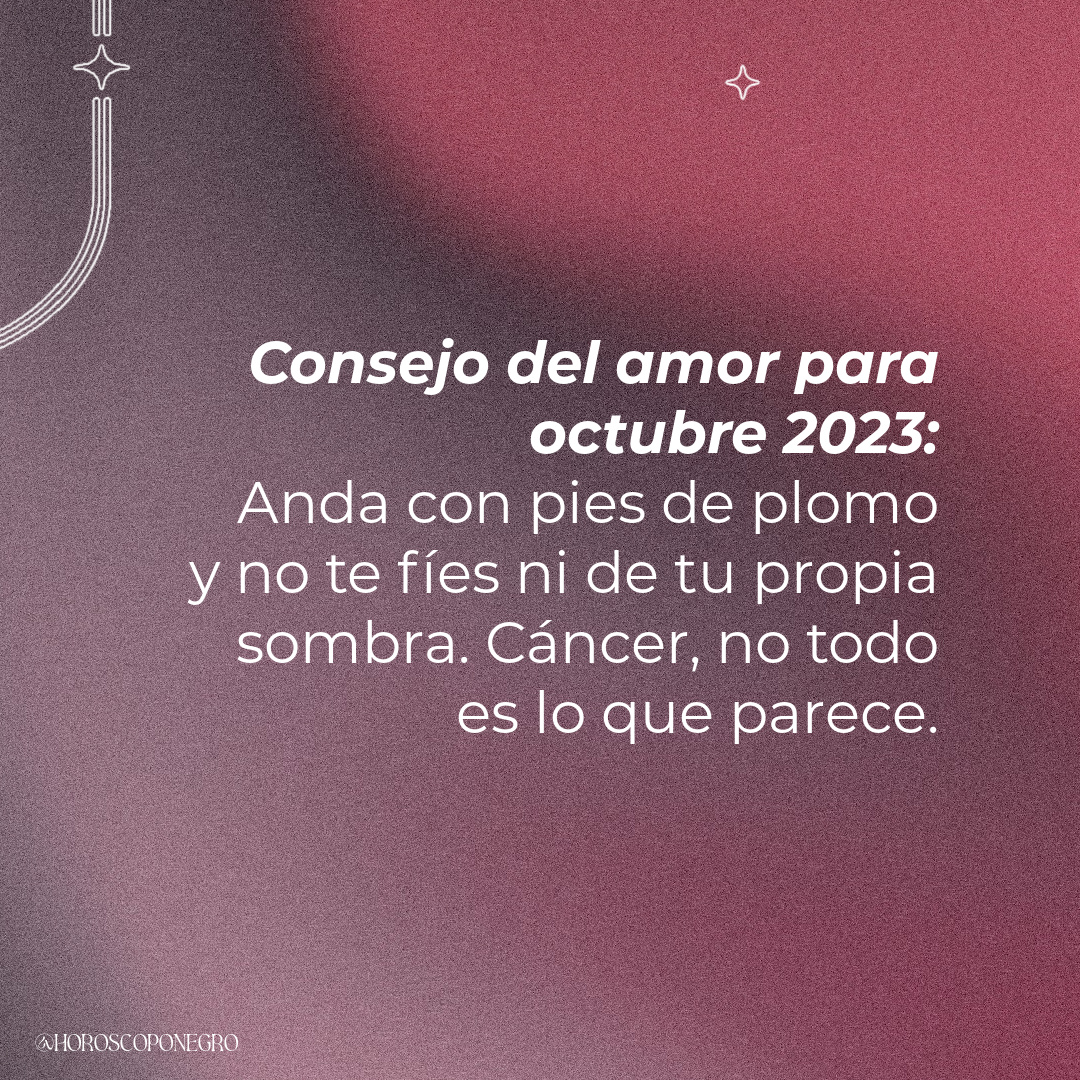 cancer_hn's tweet photo. Cómo le irá a tu vida amorosa en octubre 2023 ✨🖤✨ #cáncer #horoscoponegro https://t.co/p3W646BrlU