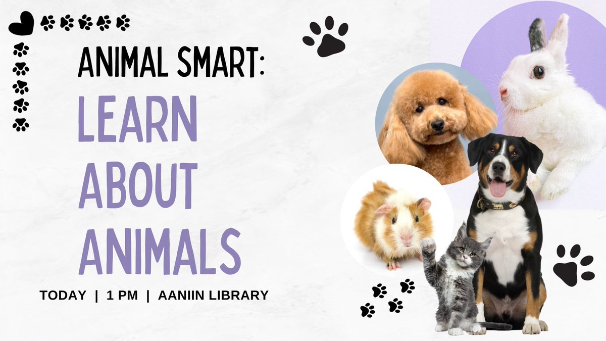 Join us, and learn about animals, how to foster empathy, promote a sense of responsibility, and inspire connection with animals and the environment. 

Register here: ow.ly/zzHh50PRBtx

 #AnimalSmart #HumaneEducation #OntarioSPCA #AnimalLovers #Empathy  #Environment