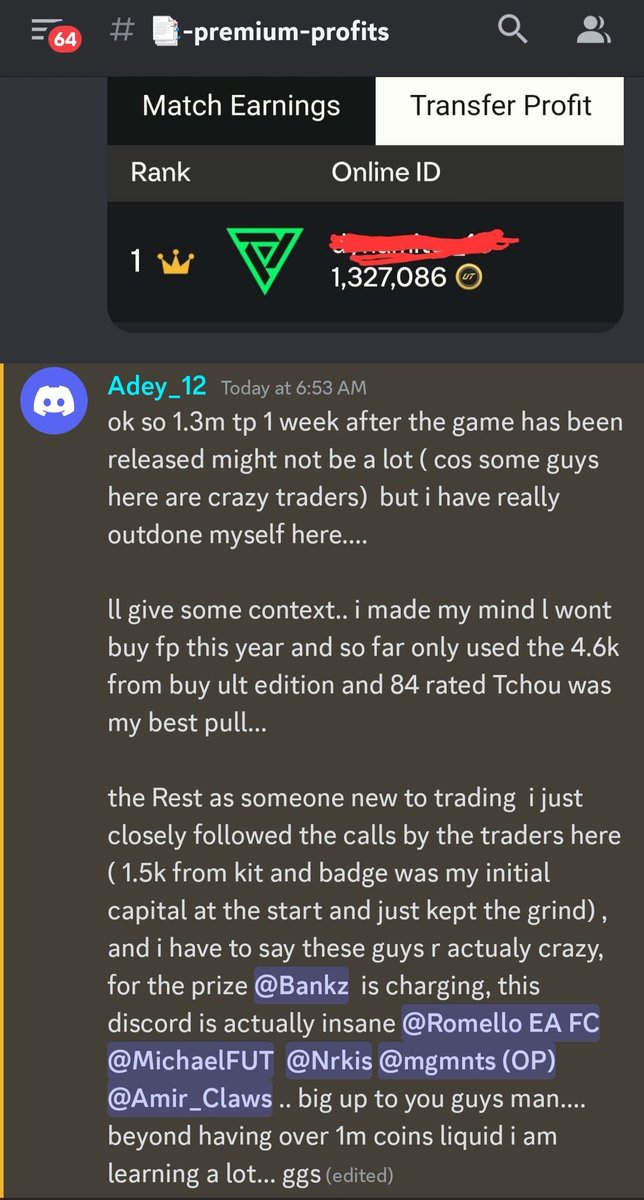 Early Bird is now closed.
Discord is now £5. Still incredible value IMO. Only question is why are you delaying joining. It's way cheaper than FP and for what you get in return it's a no brainer.

Still early in the game cycle and tons of coins to be made.