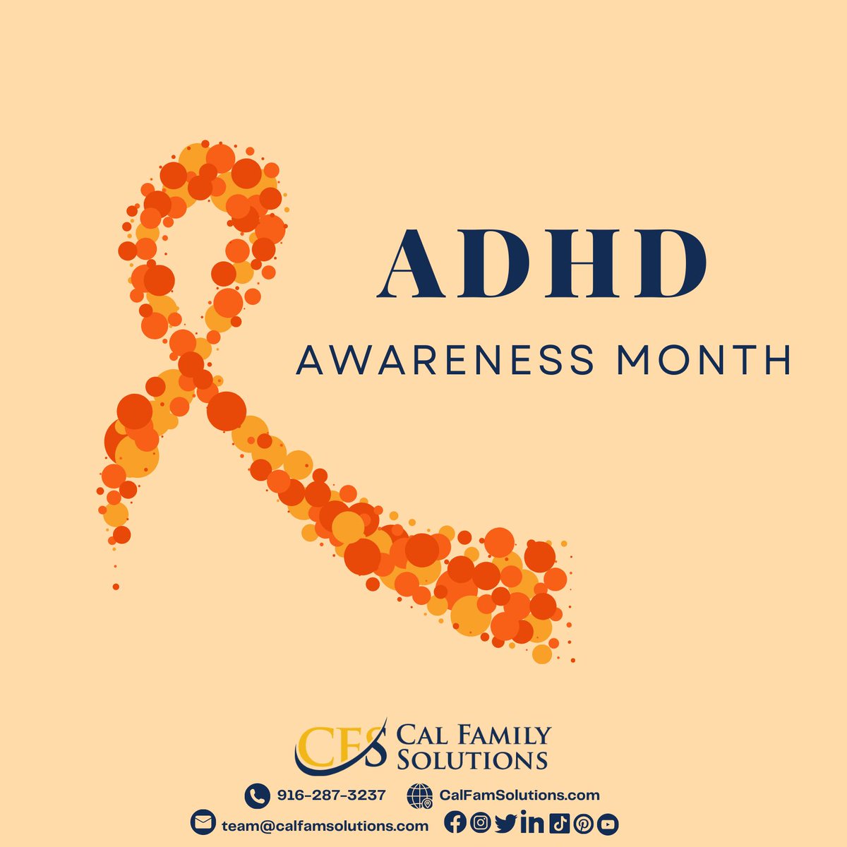 CalFamSolutions's tweet image. &quot;ADHD: A spectrum of brilliance and creativity. This month, let&apos;s dispel myths, foster support, and celebrate individuality.&quot; 🧠💆🏻🌈🙏
#ADHDAwarenessMonth #AttentionDeficitHyperactivityDisorder #MentalHealth #Neurodiversity #ADHDCommunity #NewBeginnings #FreshStart #DivorcedLife