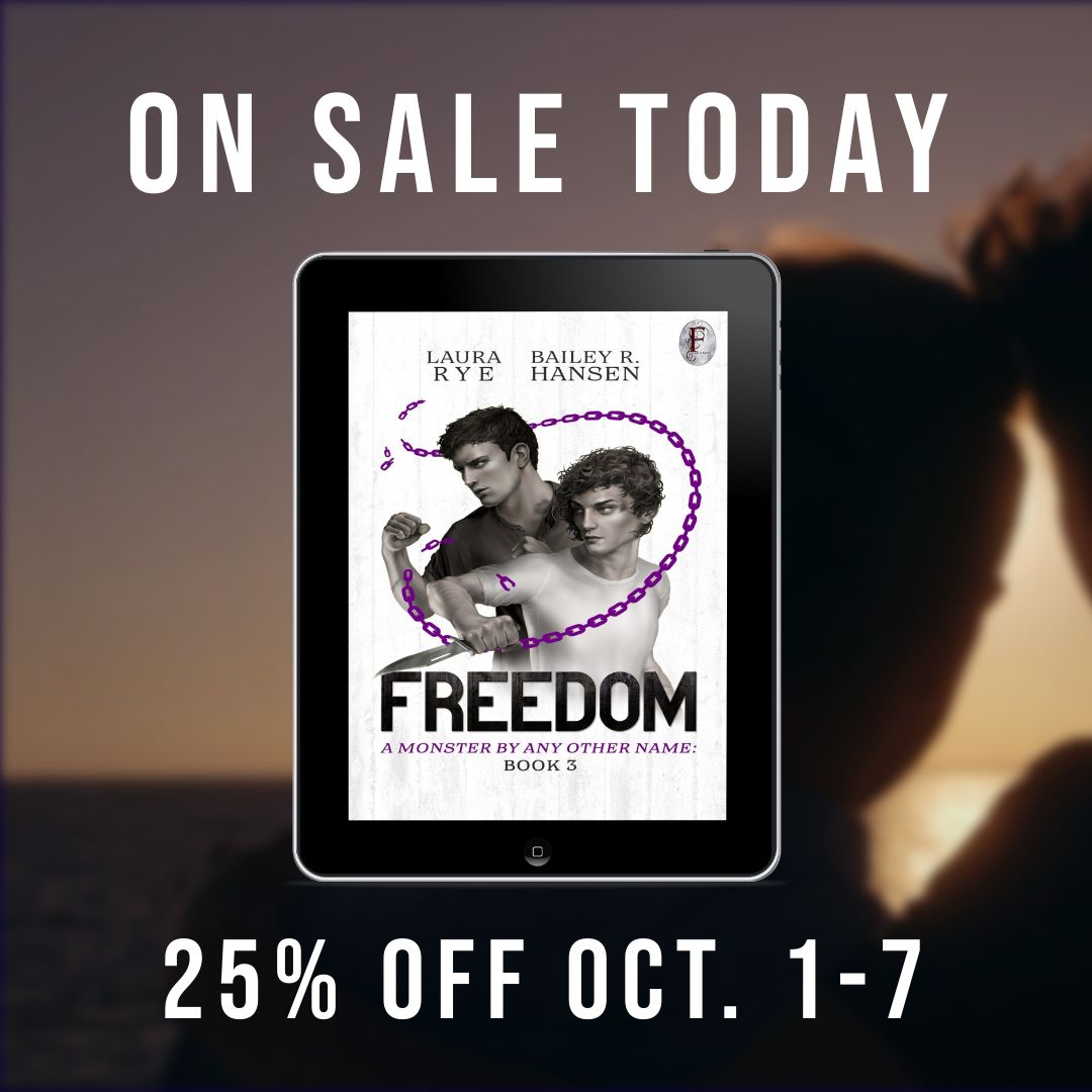 Book 3 of Jake and Toby's story is here!!! On sale for 25% off this week only: books2read.com/freedomfc

#mmromancebooks #hurtcomfort #happyeverafter #romancereads #booktok  #bookrelease #indiebook #jakeandtobias #SPNFamily #amonsterbyanyothername #freedomfc