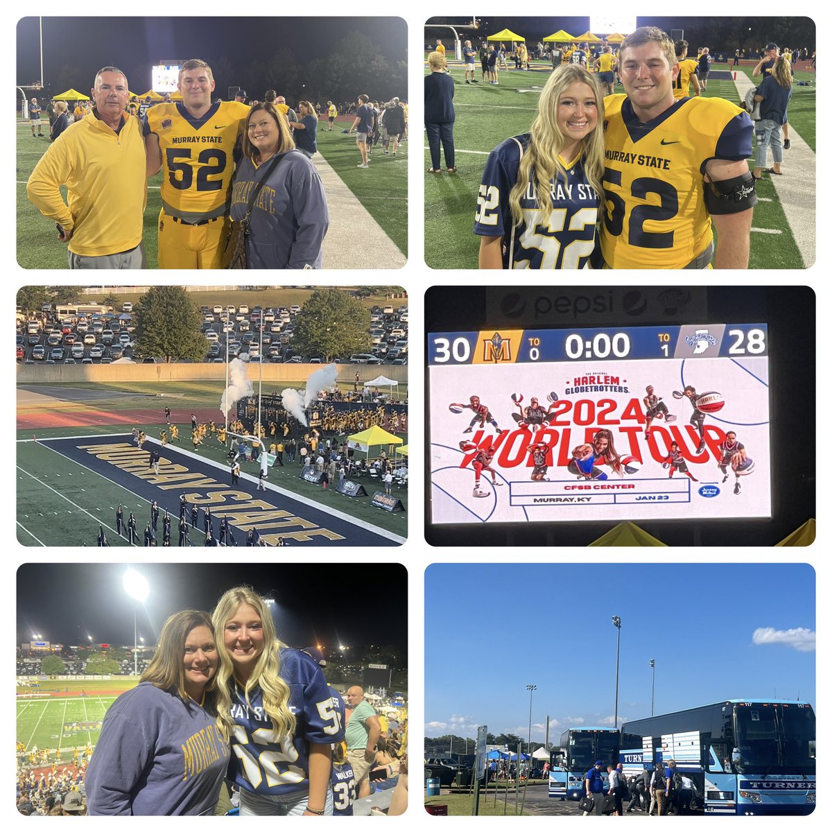 IndyDRJ's tweet image. Great day @murraystateuniv and seeing @racersfootball take town the Trees. 1st MVC game for Murray State Football. 2-2 on the season. @NikkiJarvis_3 @PrestonJarvis8 #familyweekend