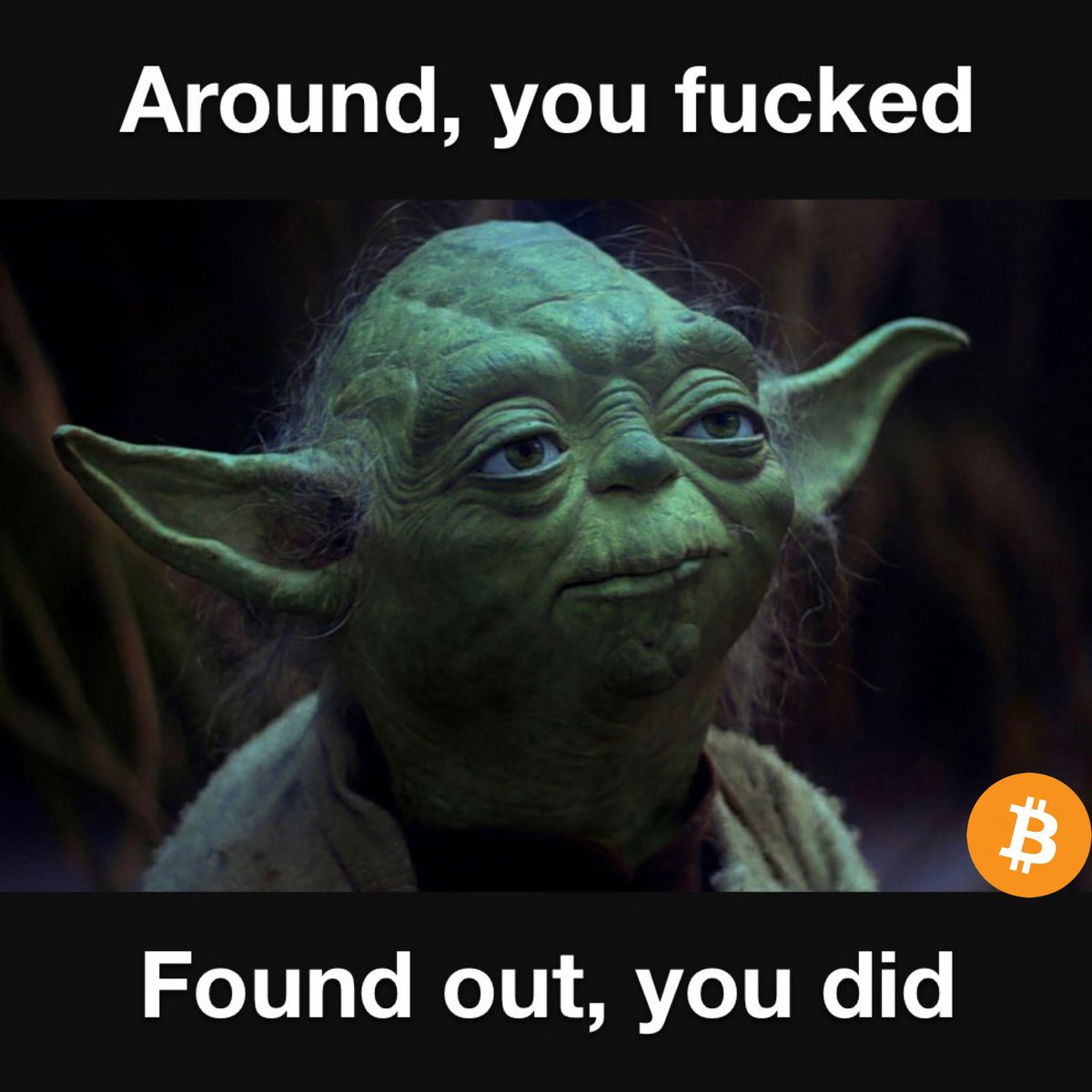 CooliganFields's tweet photo. We told you not to shitcoin
#bitcoin only https://t.co/BH2OY57vbC