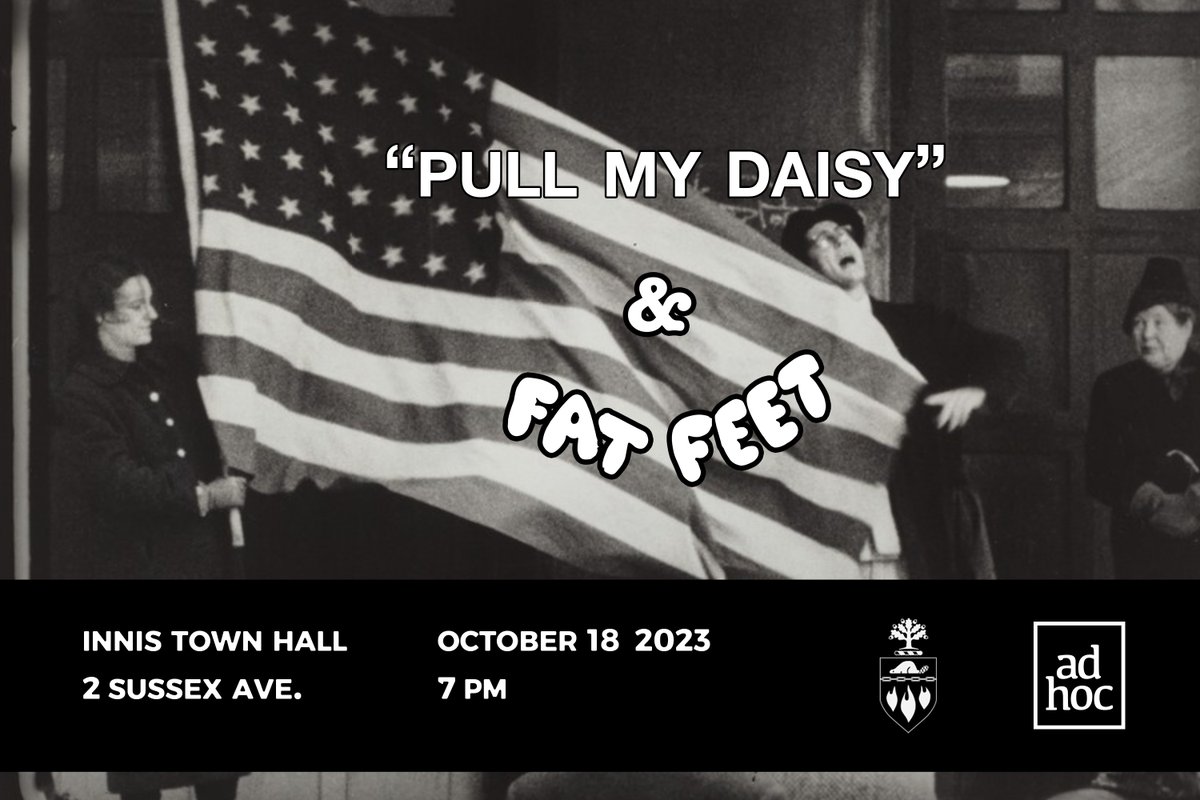 StephenBroomer's tweet photo. I'm excited to share the series that we've put together for this fall: in a little more than two weeks, join us for this screening of two whacky beatnik comedies, both on 16mm! October 18 at @innistownhall ! https://t.co/5v6v813qRV