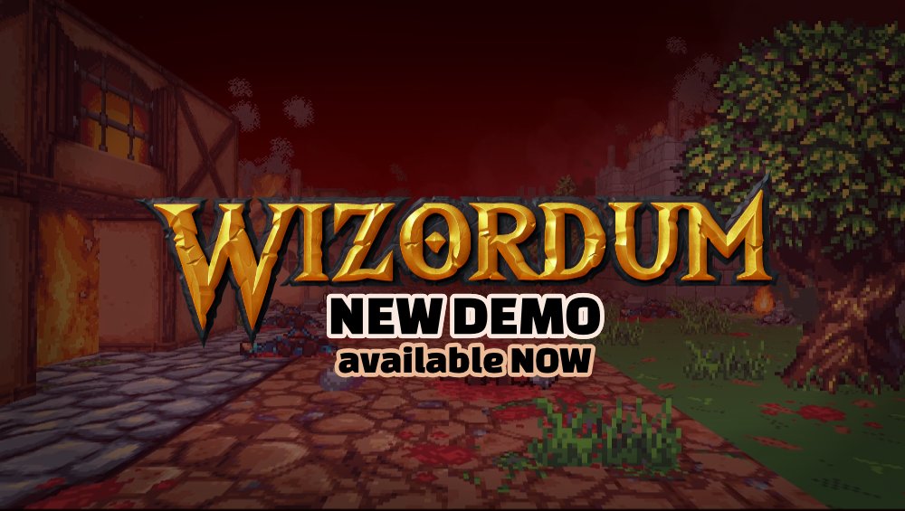 Experience a new Wizordum demo, featuring the first two levels of the game, a bonus level (if you can find it), and countless improvements!

Train your magic powers and get ready for the game's release in November!

A new, even bigger trailer is coming tomorrow! 🧙‍♂️