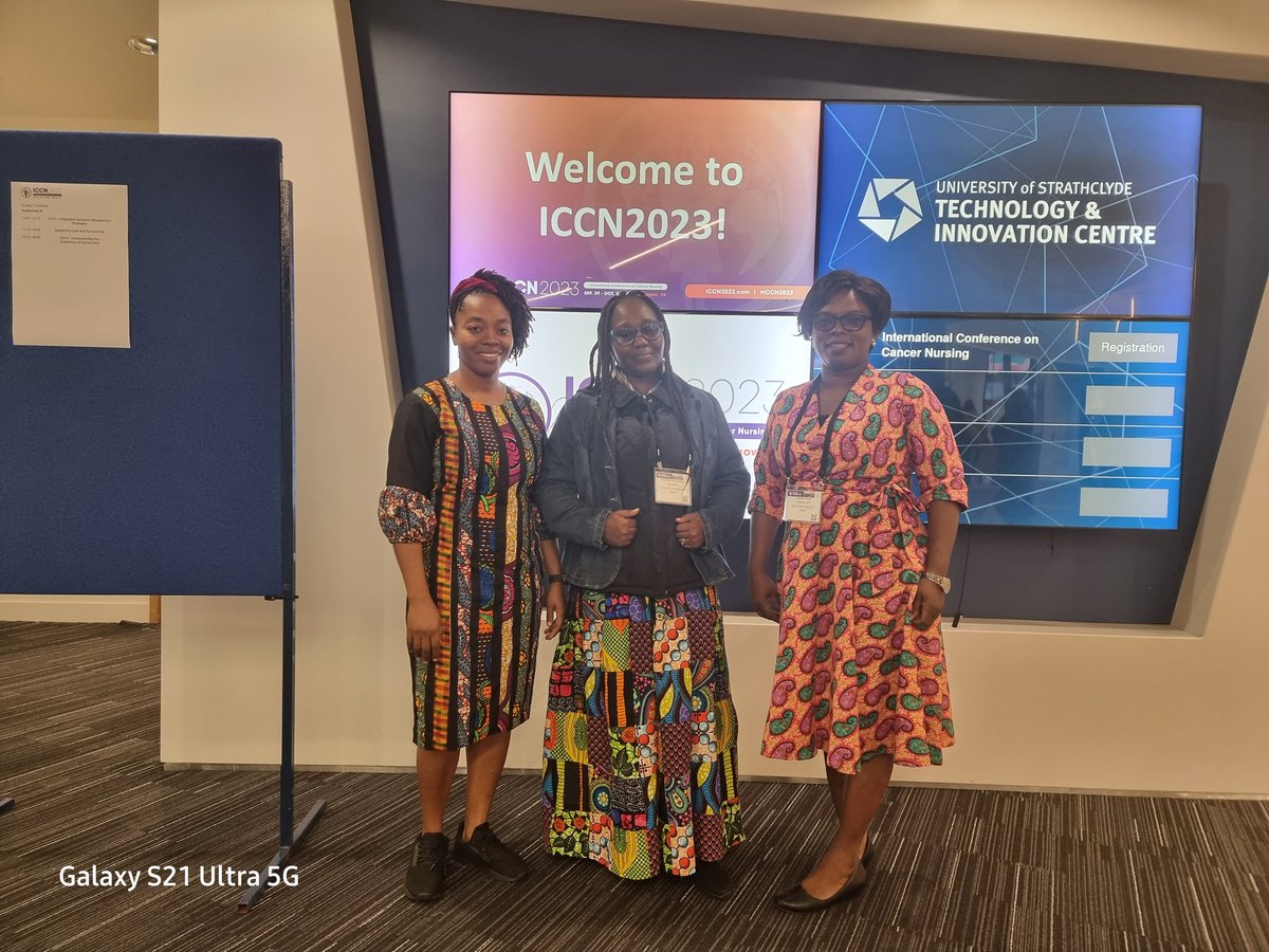 Ghana's " rep"at the ongoing ICCN 2023 in Glasgow, Scotland