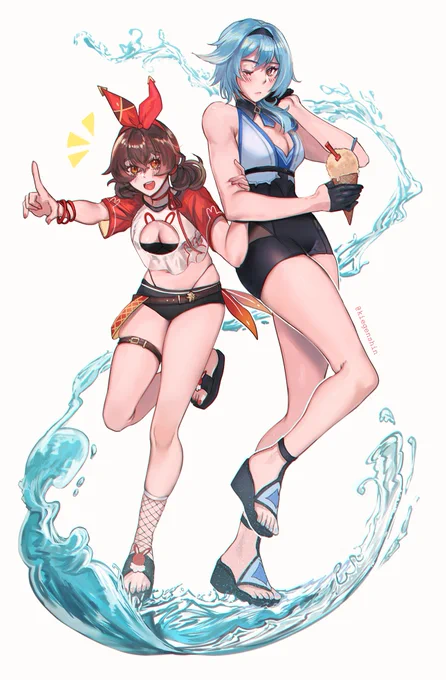 Summer vibes!! #GenshinImpact3years #eulamber #GenshinImpact
