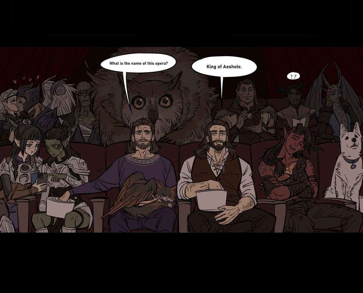 他们仨表演系毕业的吧 #BG3fanart