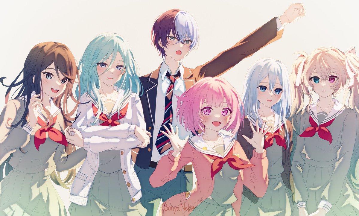 プロセカ「Happy 3rd anniversary  I really love thi」|Sonyaのイラスト