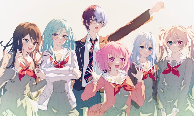 Happy 3rd anniversary  I really love this gameeeeee  #プロセカ3周年 #prsk_FA 