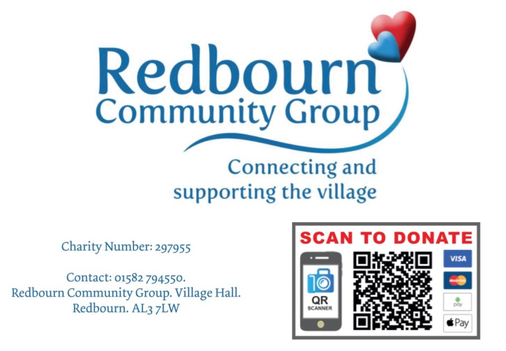 We are extremely thankful to every donation this year, your support is critical. Thanks also to those who contributed to the collection boxes at The Cricketers of Redbourn and The Hollybush Redbourn , Crown Pharmacy, Nisa, Redbourn Co-op and The Hub Redbourn