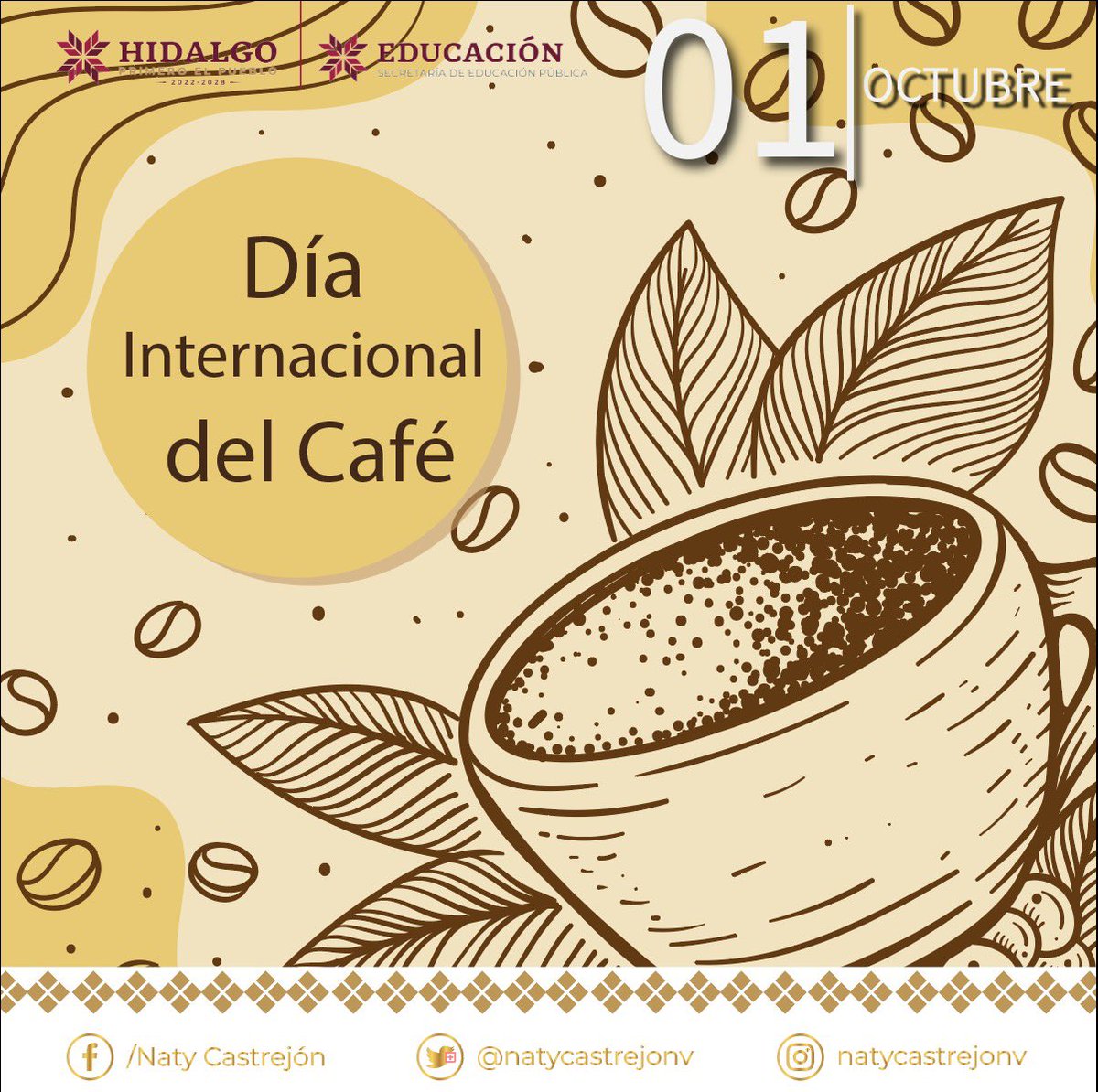 #SabíasQue el #DíaInternacionalDelCafé es una fecha que fue establecida por la Organización Internacional del Café (OIC) para honrar y celebrar el café como bebida, así como para crear conciencia sobre los problemas y desafíos que enfrentan los productores de café en todo el