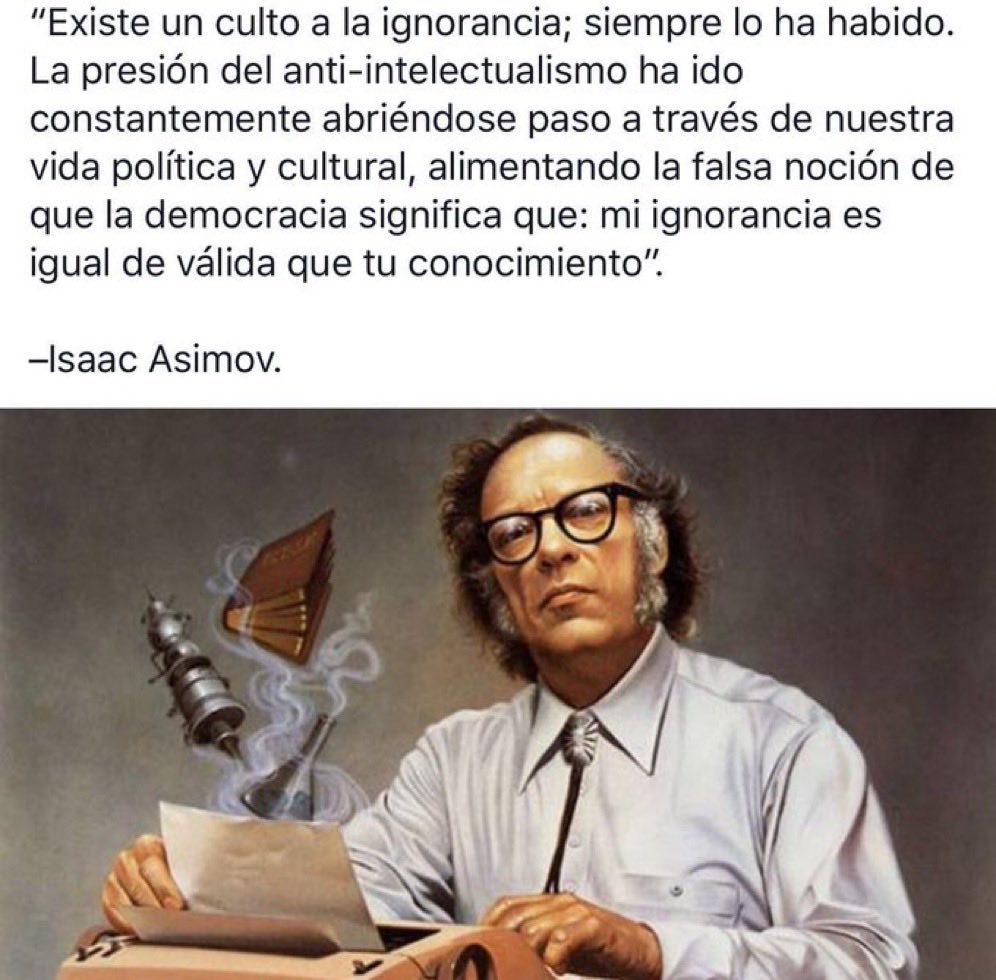 Sobre el culto a la ignorancia.