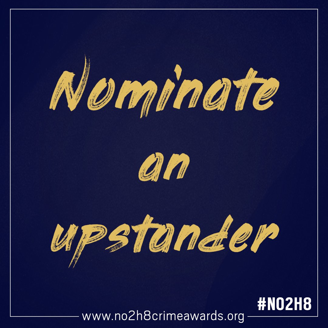 Nominations for the annual #No2H8 Awards are now open. Here is a link to the nomination page: 
no2h8crimeawards.org/nomination-pag…

Categories for the nominations can be found here: no2h8crimeawards.org/award-categori…

You can nominate that person or organisation that has worked against hate &