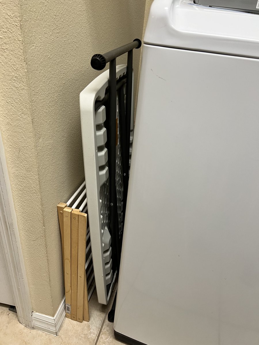 Yes!!! Thank you <a href="/Tryazon/">Tryazon</a>  and Iceberg Enterprises!
This Cucina IndestrucTable Folding Table is just the handy table you did not know you needed - but you do!
The height is adjustable and it is super sturdy.
Get yours at Staples, IndestrucTable, SKU #777587