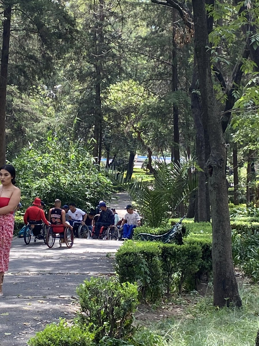 babs_bm's tweet photo. Hola @BJAlcaldia Parque Hundido necesita rampas para facilitar la accesibilidad a personas con discapacidad o en silla de ruedas. Hoy un equipo está “entrenando” 🥲 cc @STaboadaMx https://t.co/ZQiCFjJQ9a
