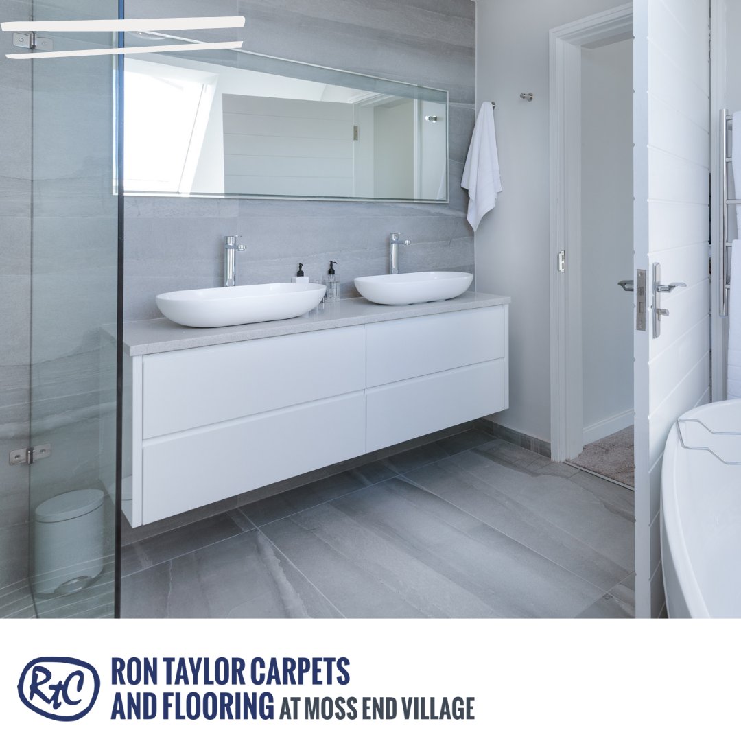 RonTaylorCarpet's tweet photo. 🛁 Why is luxury vinyl tile great for bathrooms?
💦 Moisture resistant 
💦 Easy to clean and maintain
💦 Dependable and durable 

Is it time to upgrade your bathroom’s flooring? Why not get in touch today to discuss your options! 
T: 01344 428 235
W: https://t.co/AngZQQMmHF https://t.co/j0sui088Ru
