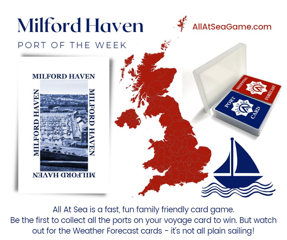 "Really good fun and different from the usual rummy-type games. Great sailing theme, interactive with all players, no boating knowledge needed as instructions are easy to follow. Highly recommended." 5 star customer review #MilfordHaven #PortOfTheWeek  ow.ly/M0ex50N0fFy
