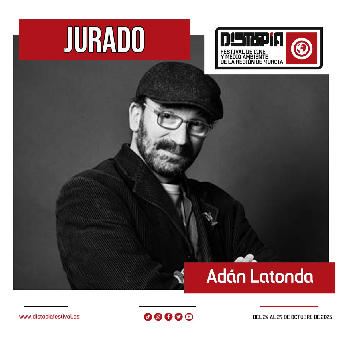 👨‍⚖️ Jurado I Edición de Distopia

✨ Adán Latonda ( <a href="/adylato/">Adán Latonda Crespo</a> ) 

distopiafestival.es/jurado-adan-la…