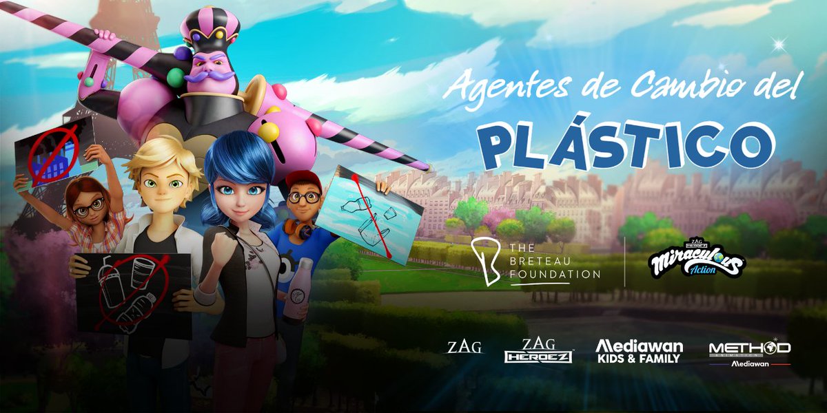 ¡Forma parte del cambio! 🌎✨

La serie “Miraculous: las aventuras de Ladybug y Cat Noir" 🦸 lanza un episodio especial para crear conciencia entre el público joven sobre la contaminación plástica.

¡Conoce todos los detalles de esta iniciativa! 🌱

🌐 bit.ly/3ZIz9w5