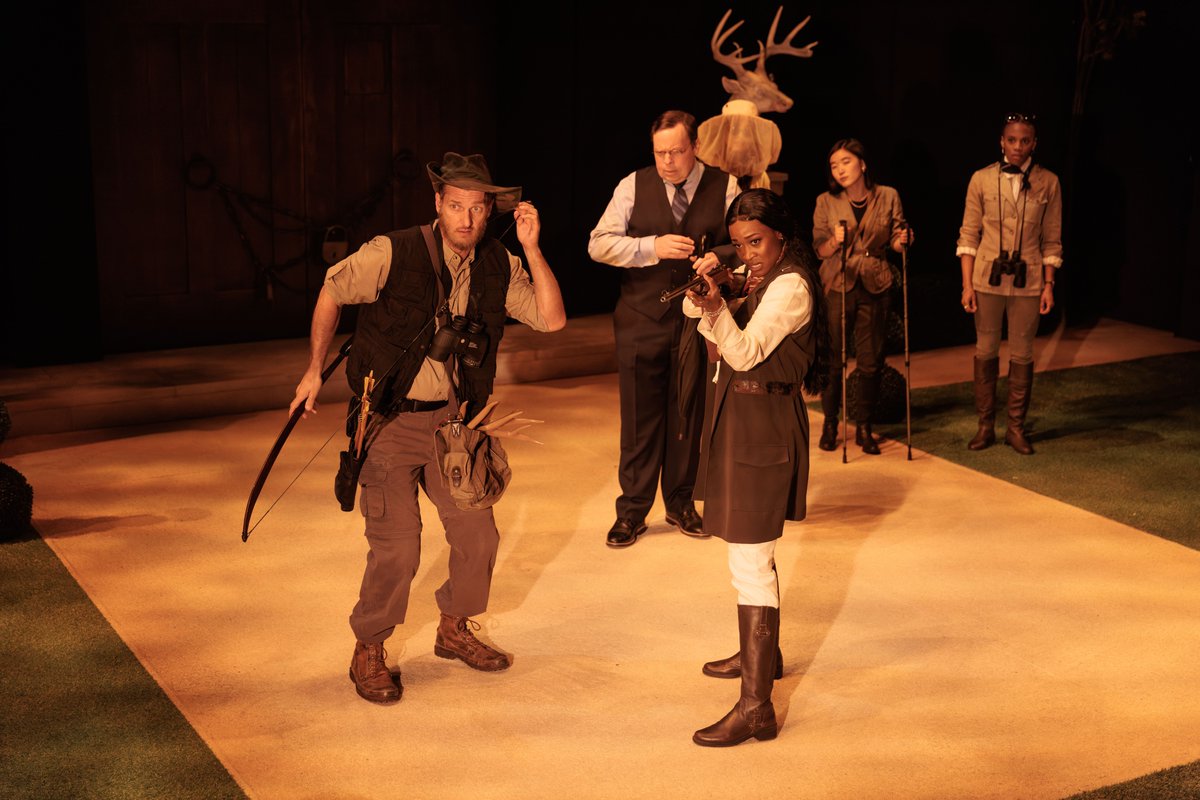 stratfest's tweet photo. Our sold-out production of #SFLovesLabour ends today! 💌

This beloved and rarely-staged early comedy by Shakespeare was reimagined for modern audiences, directed by @peterpasyk.

Happy #Closing to this incredible cast and crew ❤️ https://t.co/3O8iyxnhvX