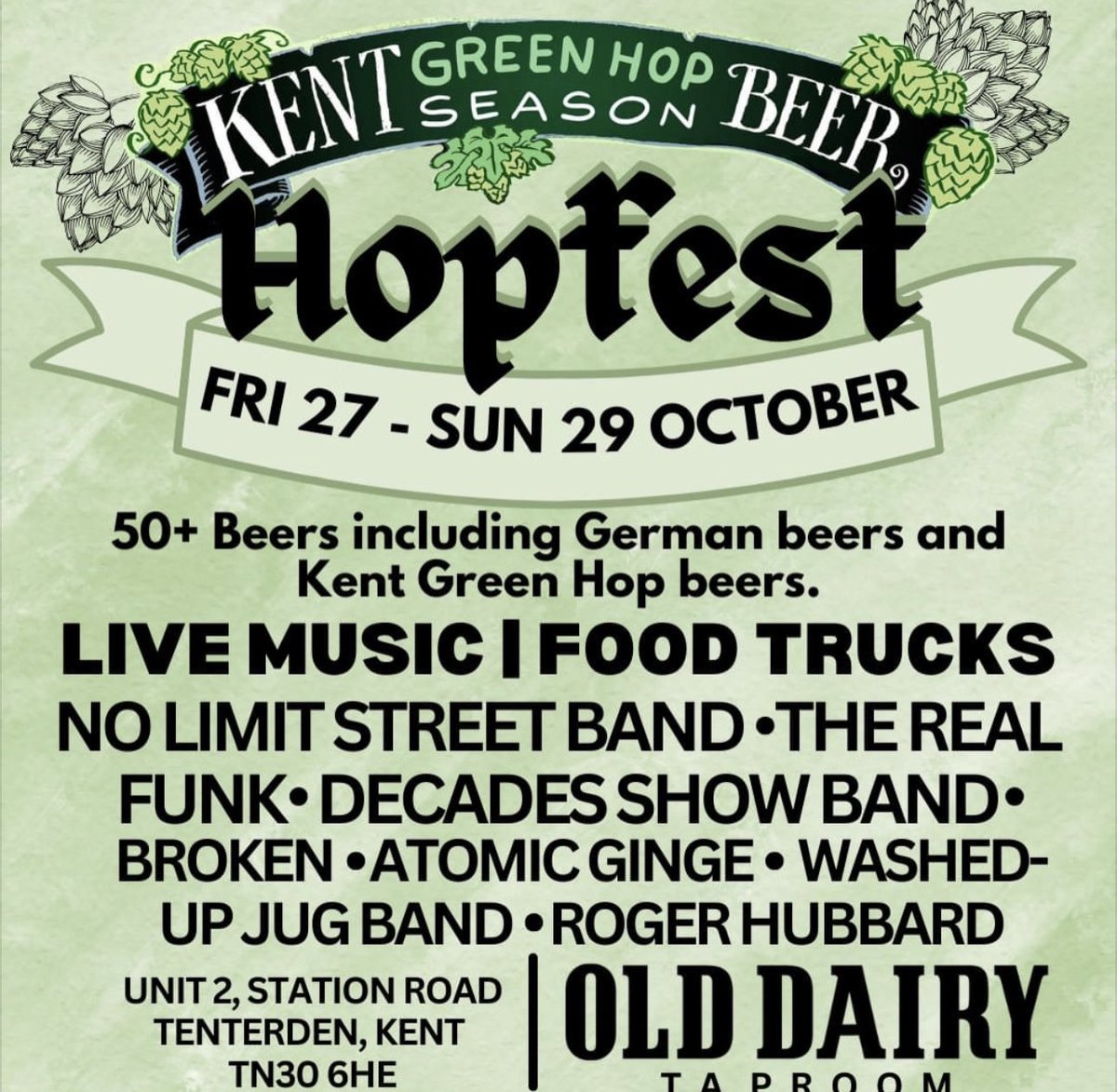 This one is going to be epic, get your diaries cleared for the whole weekend #craftbeer #craftbeerculture
#craftbeerpics #craftbeerlover
#tenterden #tenterdentown #kentgreenhop #greenhop #greenhopbeer #OctoberFest #Oktoberfest