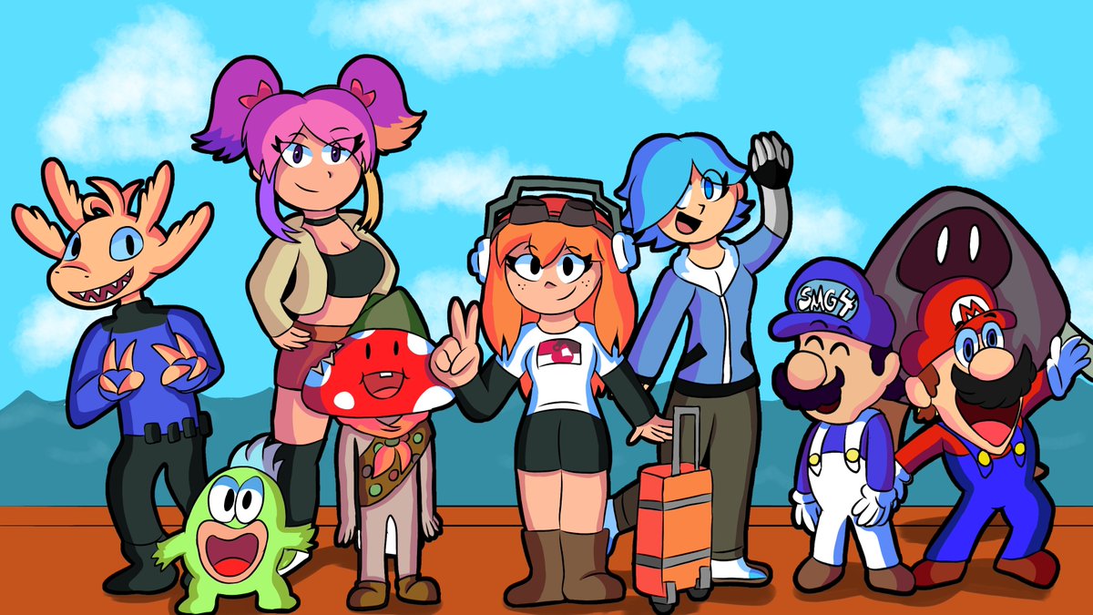 My New adventure drawing
#smg4 #meggysmg4 #sunsetparadise