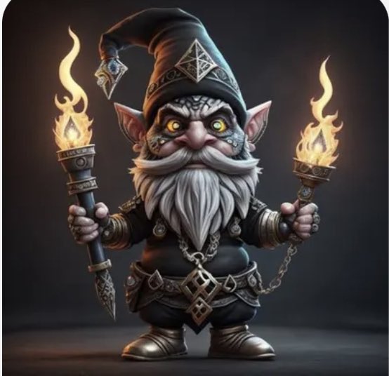 CBSoventless's tweet photo. @mythixiamarvels @cryptocomnft My gnome loves to play with fire 🔥 @mythixiamarvels https://t.co/UgS0qZDvXK