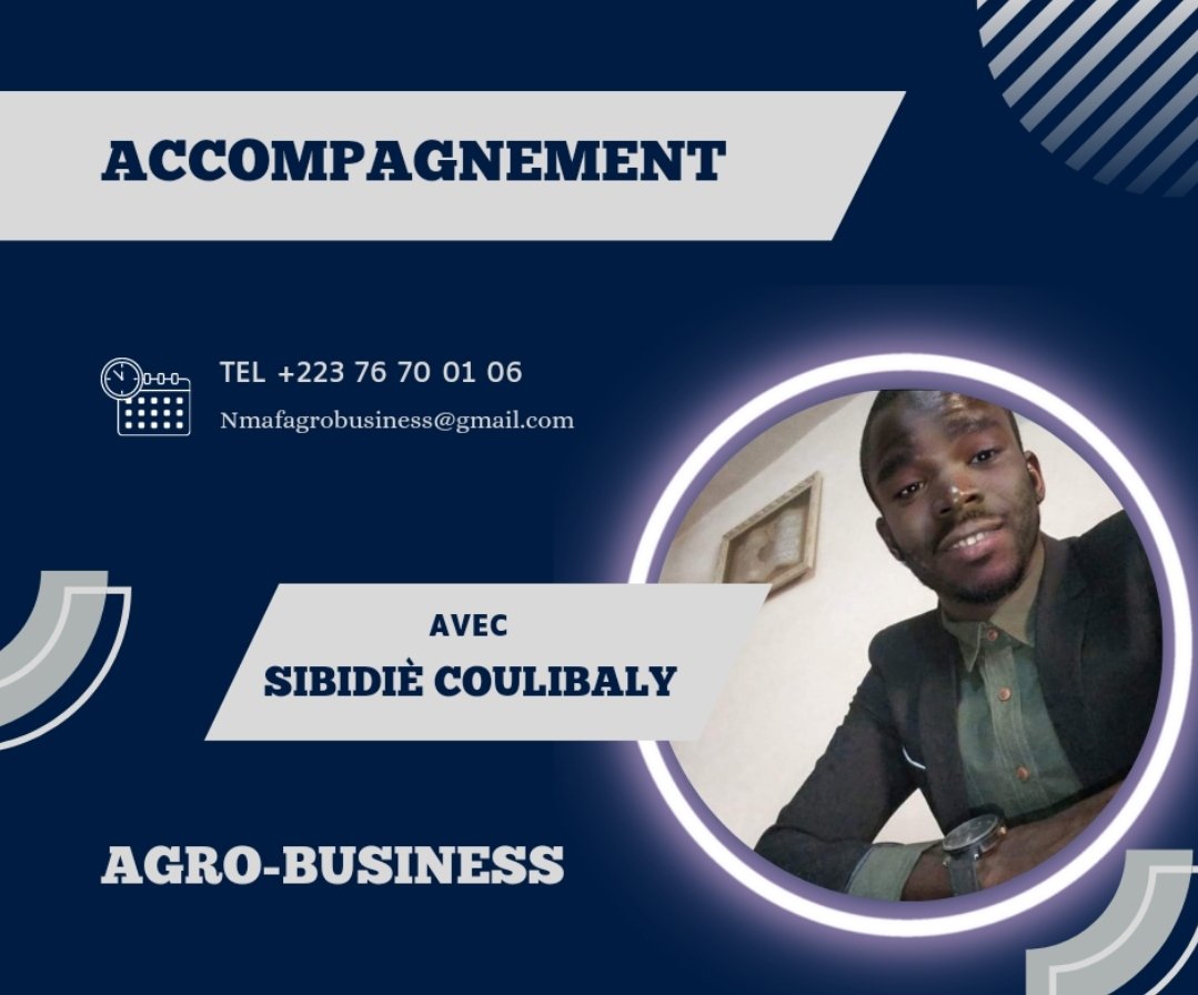 Pour votre accompagnement technique en agro-pastorale. TEL +223
76 70 01 06
